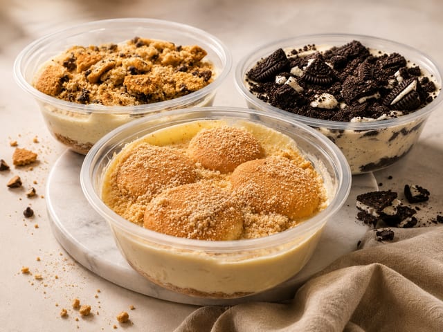 Assorted Puddings.